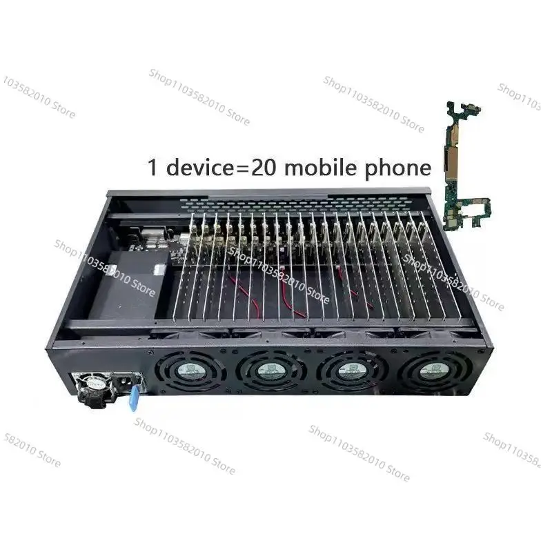 

Мобильный серверный шкаф для фермы мобильных телефонов, двойной корпус, оборудование управления P30