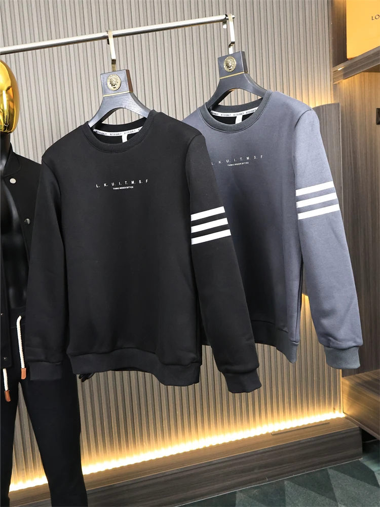 

Мужская толстовка Thiened Fce, повседневная, универсальная, осенне-зимняя, с круглым вырезом, удобная, дышащая, в уличном стиле