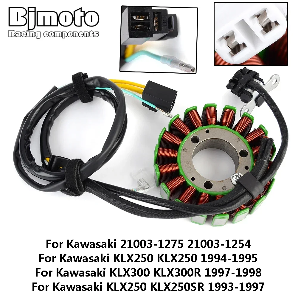 21003-1275 Motorcycle Generator Stator Coil for Kawasaki KLX250 KLX300 KLX300R KLX250SR Magneto Coil KLX 250 300 21003-1254