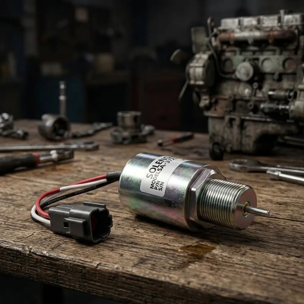 Engine Solenoid Valve 12V Solenoid Valve For Mahindra Max-28 Leakage Protection Fuel Management For Engine Efficiency