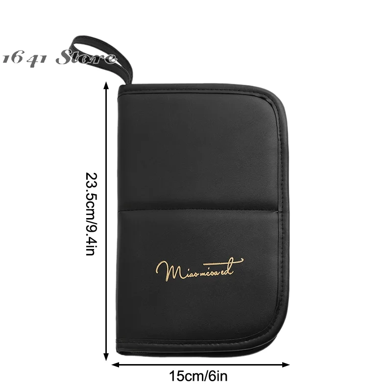 

Чехол для кистей для макияжа, держатель для кистей для макияжа, дорожная водонепроницаемая косметичка, складная чашка для макияжа на молнии, сумка для кистей для макияжа