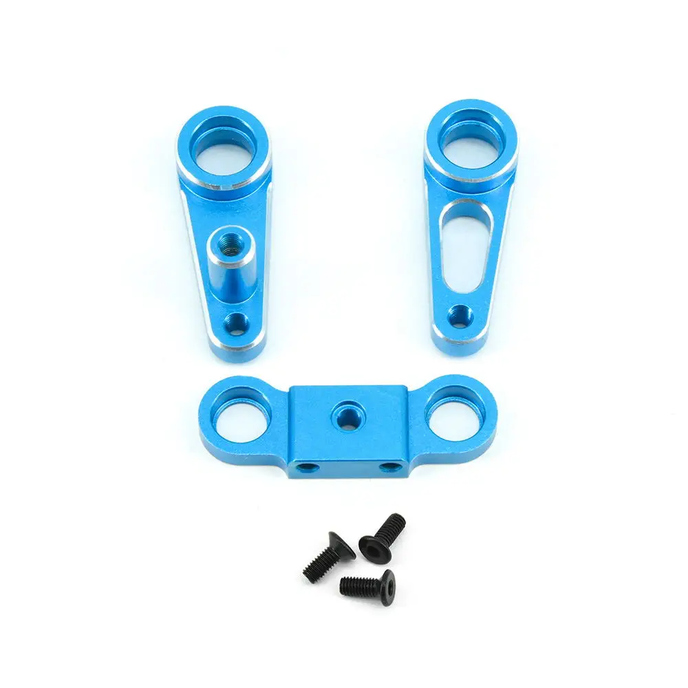 Aluminum Steering Set Steering&Rods Set for Tamiya BBX BBX01 Upgrades Parts