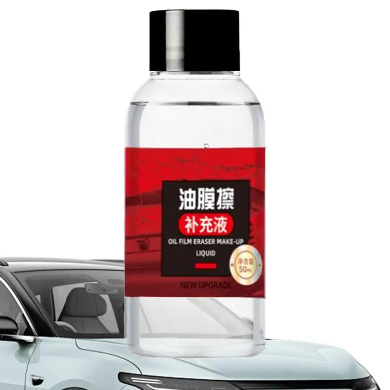 

Car Glass Oil Film Cleaner 120ml Automotive Removal Oil Film Glass Cleaner Safer Driving Remove Bird Droppings Auto Glass