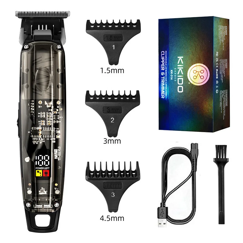 

KK-314 Hair Trimmer For Men Beard Trimer Professional Hair Clipper Electr Razor Hair Cutting Machine Haircut Electr Shaver