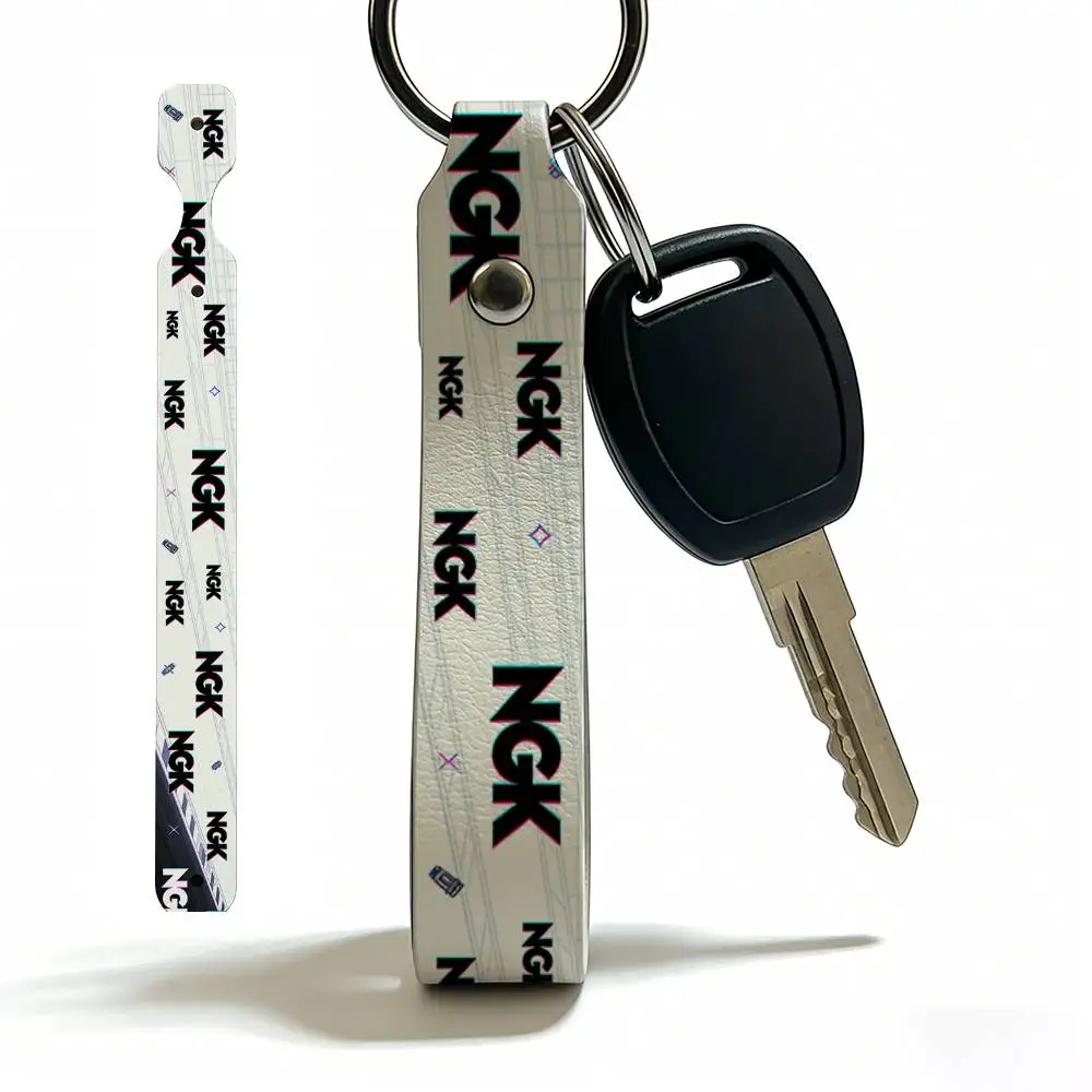 

Брелок для мотоцикла из мягкой искусственной кожи NGK, легкий держатель для ключей для скутеров и гоночных мотоциклов