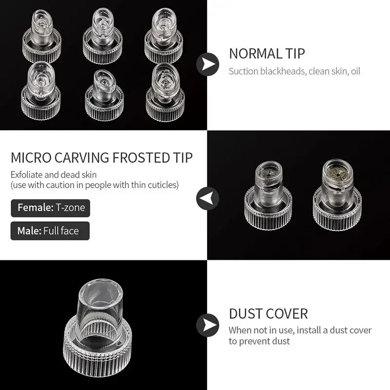 Replacement Hydro Dermabrasion Plastic Tips For H2O2 Water Oxygen Jet Peel Hydrafacial Microdermabrasion Accessories