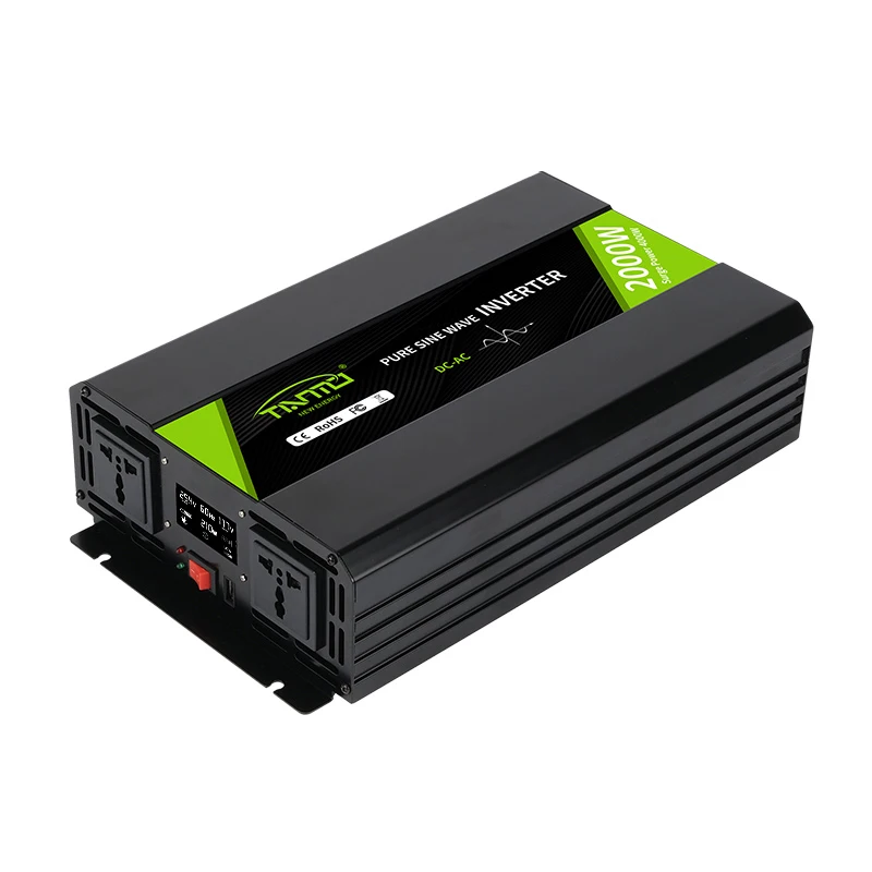Factory Sale 2000W Power Inverter DC 12V 24V 48V to AC220V 230V 240V 110V 120V Pure Sine Wave Inverter view 6