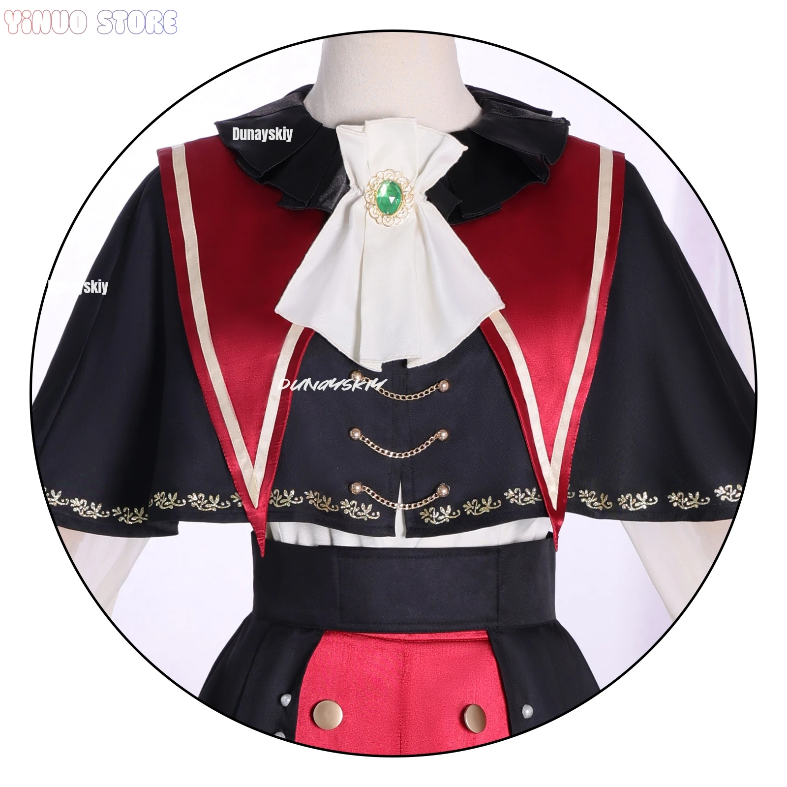 أزياء أنيمي بانج دريم أفيو موجيكا واكابا موتسومي مورتيس التأثيرية شال قميص تنورة شورت قبعة ارتداء أزياء الهالوين للنساء