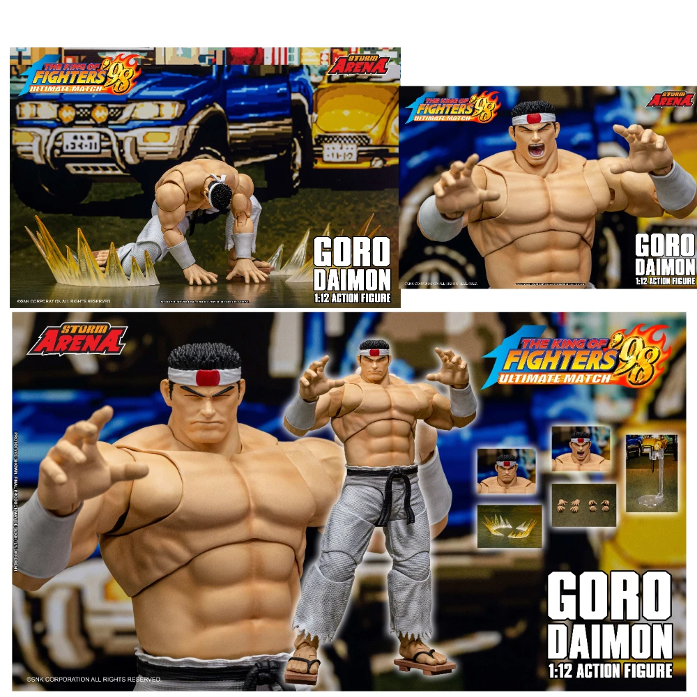 

【Скоро в продаже】Коллекционная фигурка Storm Toys Storm ARENA 1/12 The King of Fighters '98 Goro Daimon