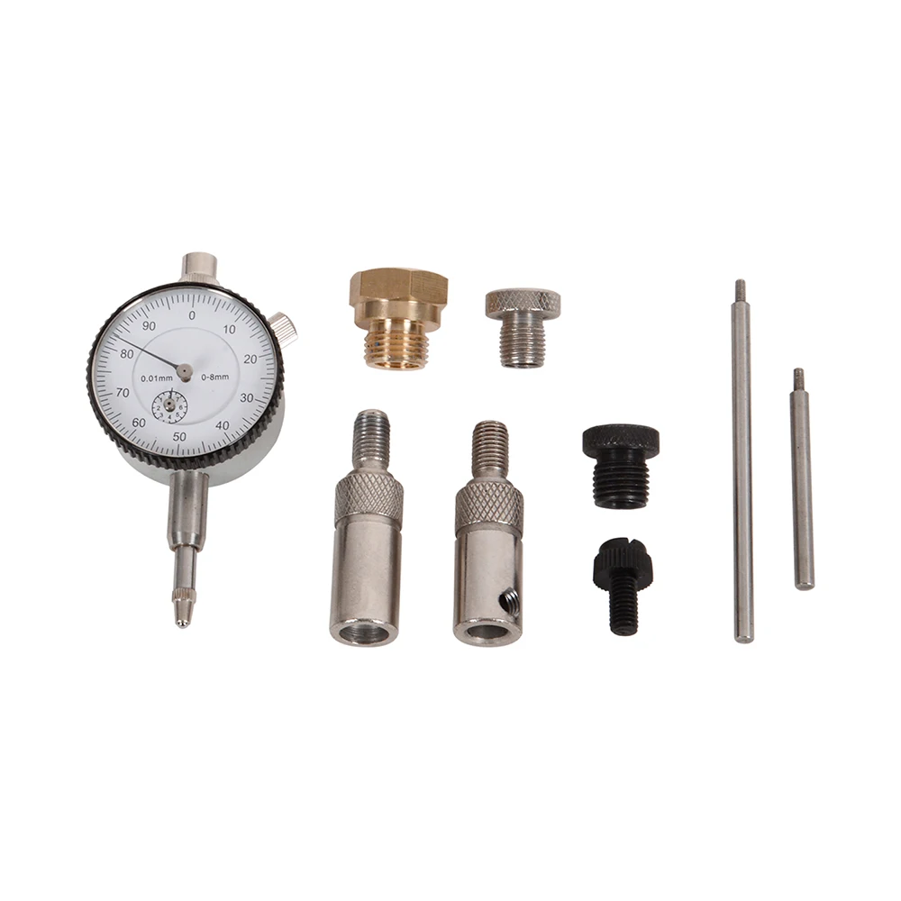 MOTO4U Un Set Per TDC Dial Test Indicatore di Regolazione del Calibro di Accensione Per Moto Moto Metrico Moto Strumento adattatori