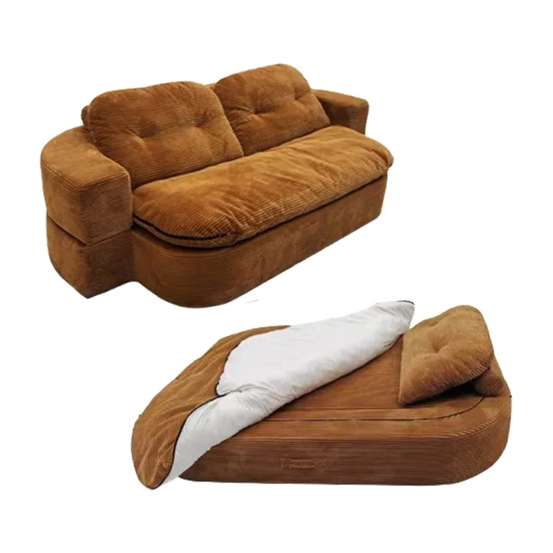 Sofa Compression  Living Room Convertible Bed with Quilt Foldable Floor Sofa Bed Room