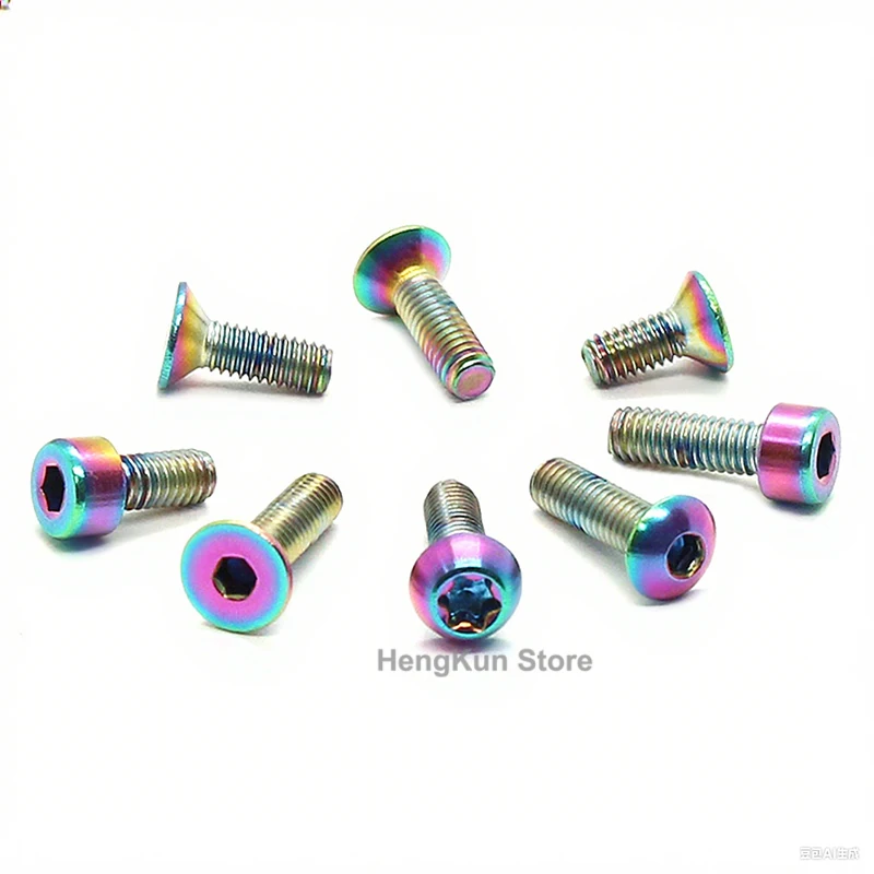 

10pc M4 Hexagonal Mushroom Head Half Round Head Torx Countersunk Head Hand Screw 304 Stainless Steel