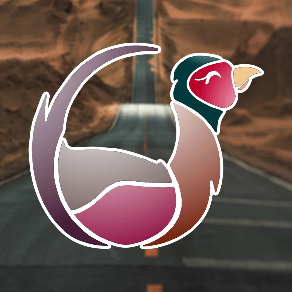 Premium Vinyl Pheasant Decal Sticker - Ideal for Vehicles and Smooth Surfaces - Weather-Resistant Adhesive Design
