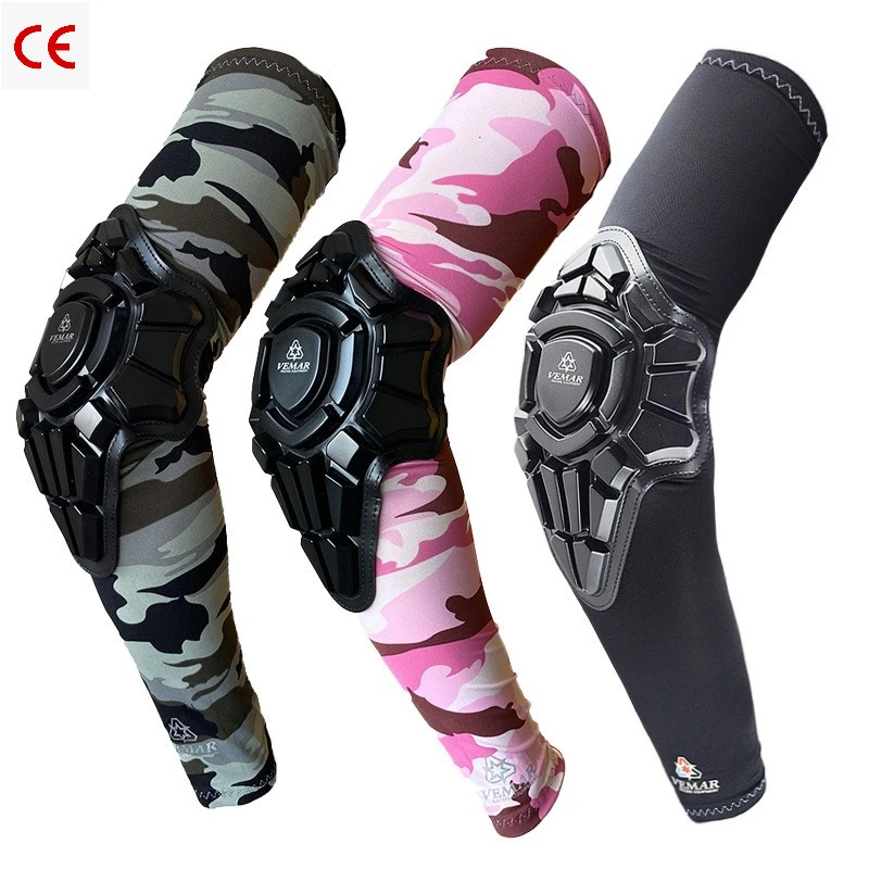Summer Motorcycle Anti-skid Ice Sleeve Elbow Pads Motorcycle Riding High-elastic Ice Silk Sleeve Sun Protection Cool Sensation
