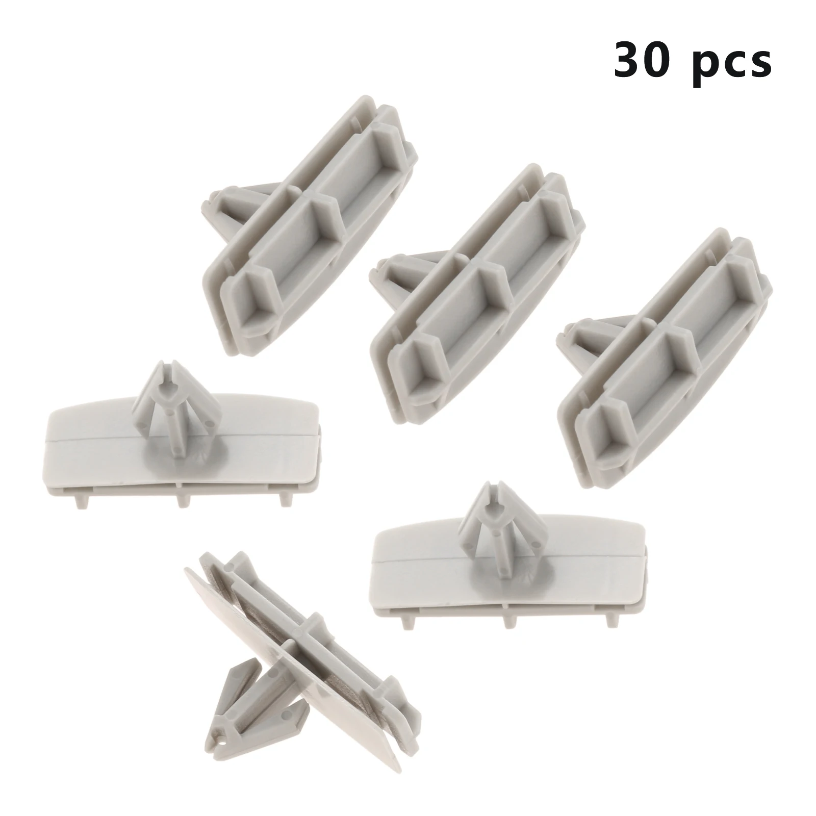 30pcs Fender Flare Moulding Clips 55157055AA 55156447AB For Jeep Liberty Wrangler 2005-2008 2009 2010 2011 2012 Fits 8mm Hole