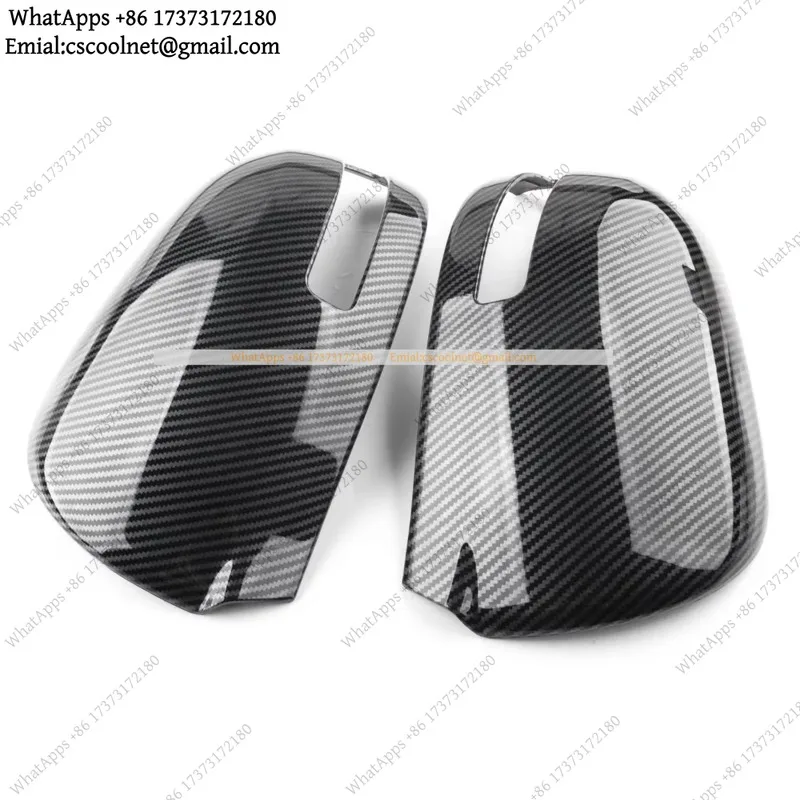 k3 Carbon Fiber Car Rear View Mirror Cover Trim for Mitsubishi Outlander 2013 2014 2015 2016 2017 2018 2019