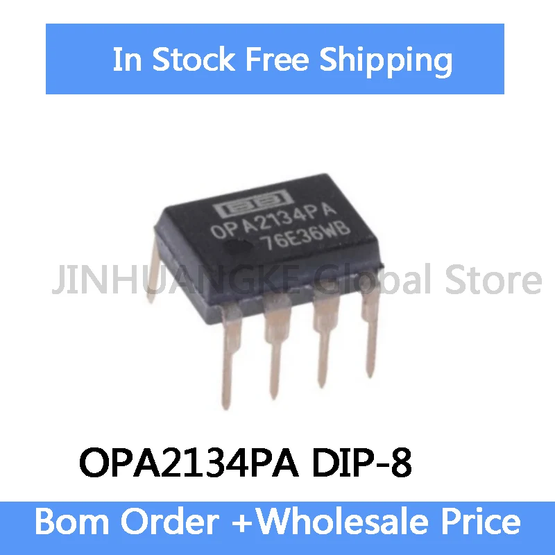 5-50 قطعة OPA2134 OPA2134PA DIP-8 بنكهة الصفراوي حمى الصف المزدوج المرجع أمبير ترقية NE5532P المستوردة رقاقة