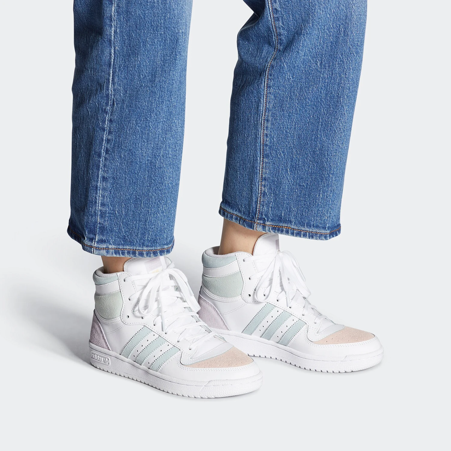 

Adidas Authentic Three Leaves Women's Classic Sneakers High-Top Sports Shoes FX8526