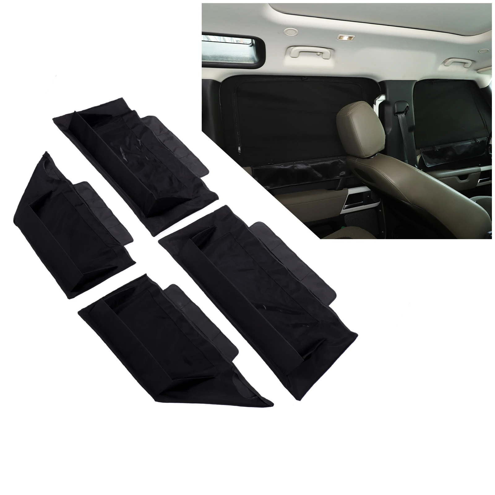 

2pcs For 2020+ Land Rover Defender 110/130 Front Door Window Covers Windshield Sunshades Window Dust Cover Car Accessories