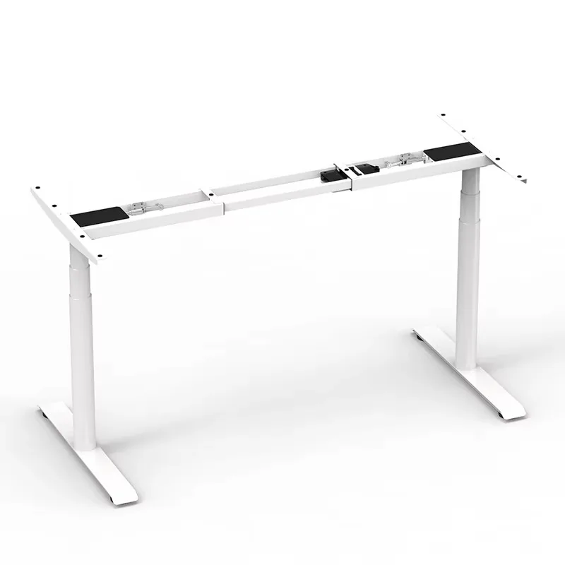Motorized Round Table Legs Dual Motor Sit Stand Electric Height Adjustable Standing Desk for Ergonomic Home Office Furniture