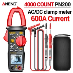 ANENG PN200 PN201 pinza amperometrica digitale DC/AC 600A corrente 4000 conteggi multimetro amperometro tensione Hz capacità NCV Ohm Tester