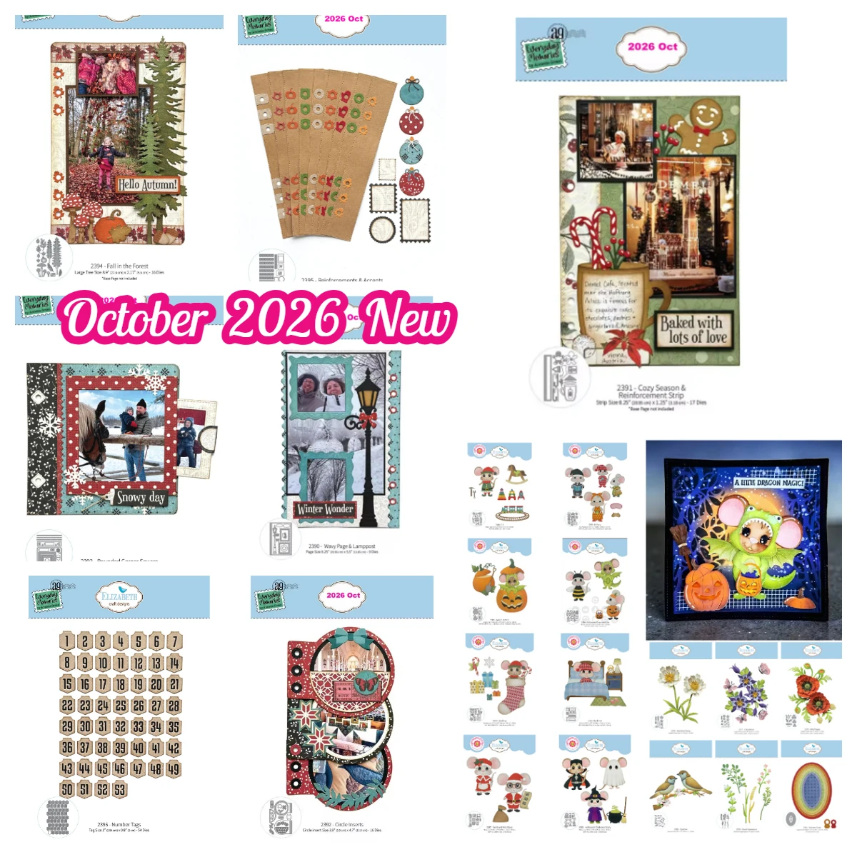 【Die „Comfy Cozy“-Serie: Metall-Stanzformen zum Basteln für DIY-Scrapbooking, Fotoalben und handgemachte Dekorationen, Oktober 2026, Neuheit】
