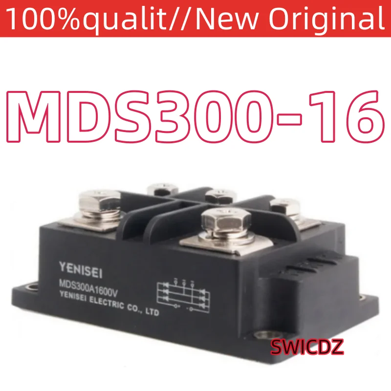 100%New original MDS300-16 3-Phase Diode Bridge RectMDS300-16 3-Phase Diode Bridge Rectifier 300A 1600V Bridge Rectifier