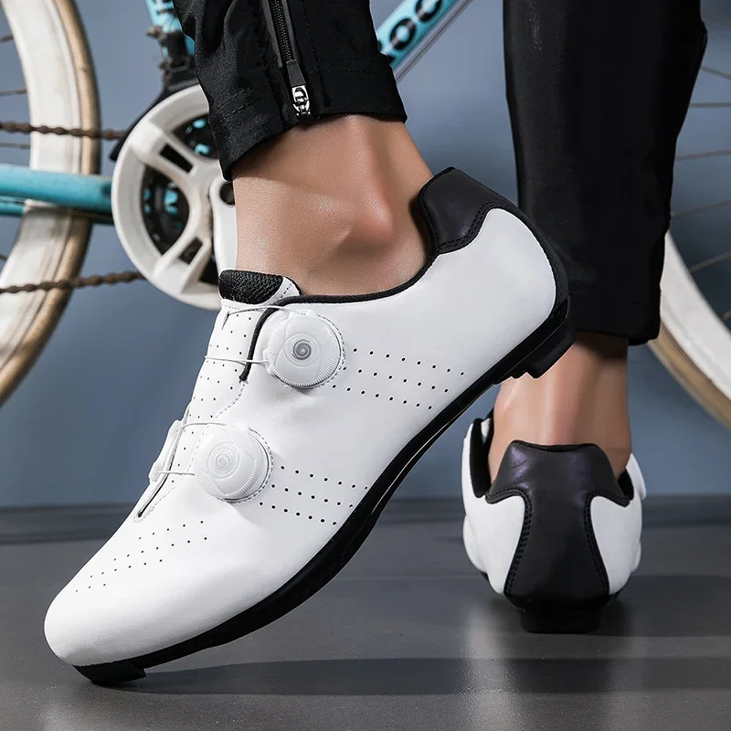 MTB-Radschuhe für Herren, Cleats-Schuhe, Flachpedal-Fahrradschuhe, Speed-Cycling-Sneaker, Mountainbike-Schuhe, SPD-Rennschuhe – Detail 12