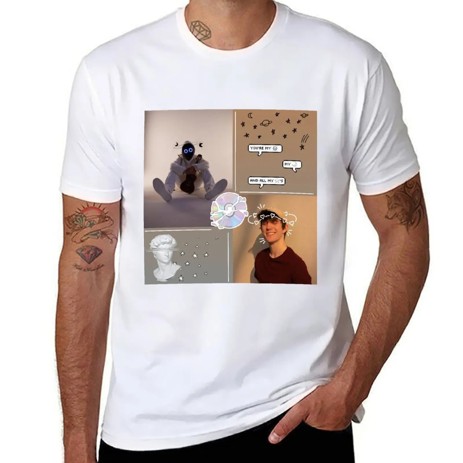 

Naethan Apollo and BoyWithUke Tour Fan Merch!!!! T-Shirt Urban Style Casual Short Sleeve Top