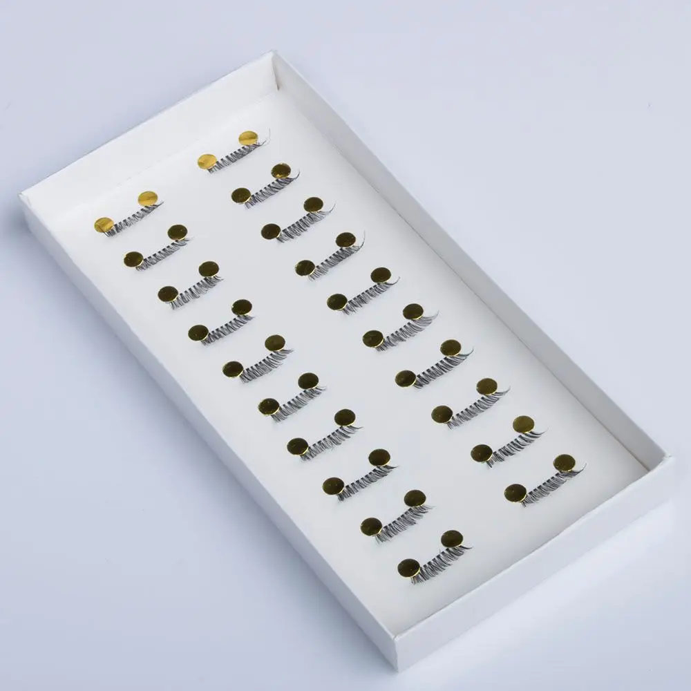 رموش صناعية سوداء صغيرة بنصف زاوية لمكياج العيون أدوات تجميل طبيعية #5