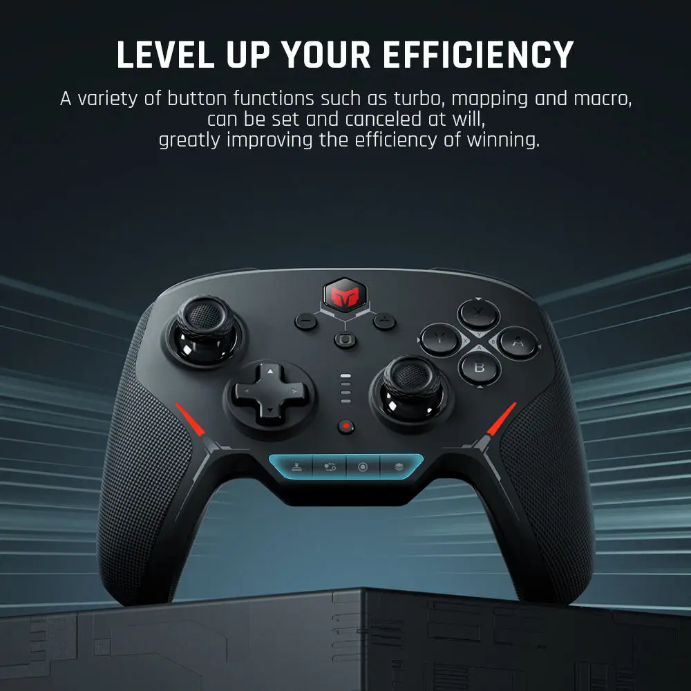 Ausgestattet mit einem 6-Achsen-Gyroskop-Gamecontroller und einem Bluetooth-Joystick-Controller