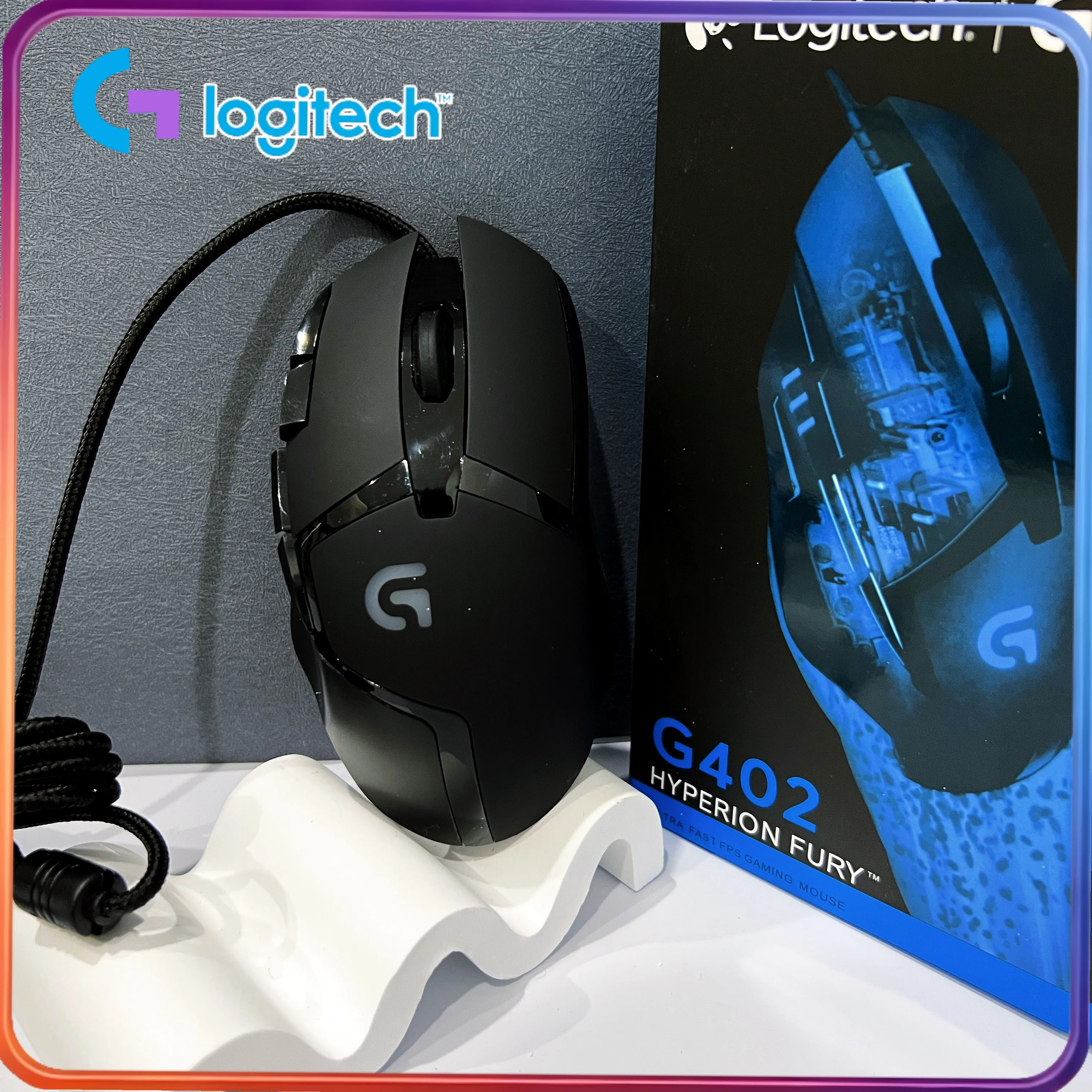 

[Super Value Flash Sale] Logitech G402 RGB Backlit Ergonomic 4000DPI Gaming Mouse