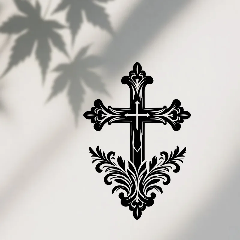 Personalized European Retro Cross Car Sticker Waterproof Decal for Car Bumper Hood Laptop DIY Decor Gift Car Sticker