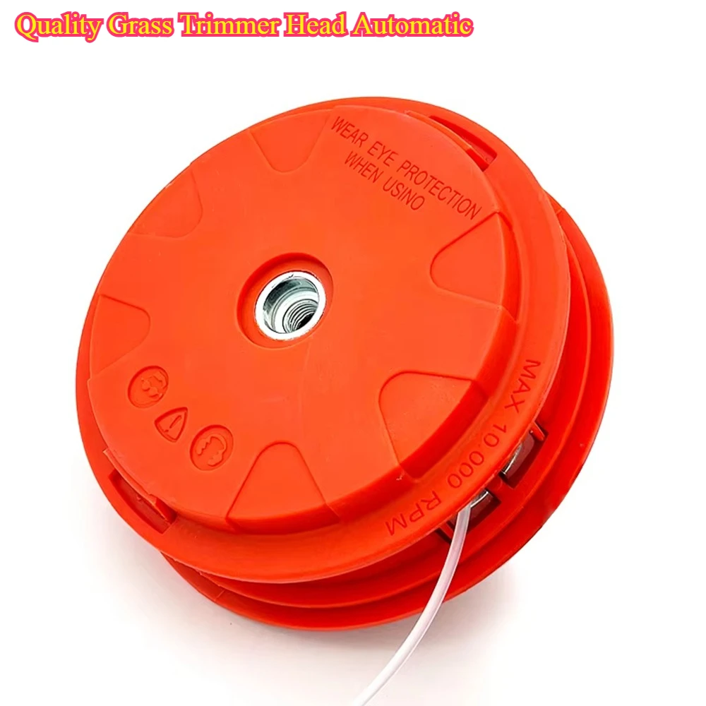 Premium Automatic Grass Trimmer Head, M10×1.25 Thread, Replacement Accessory for Garden Brush Cutter