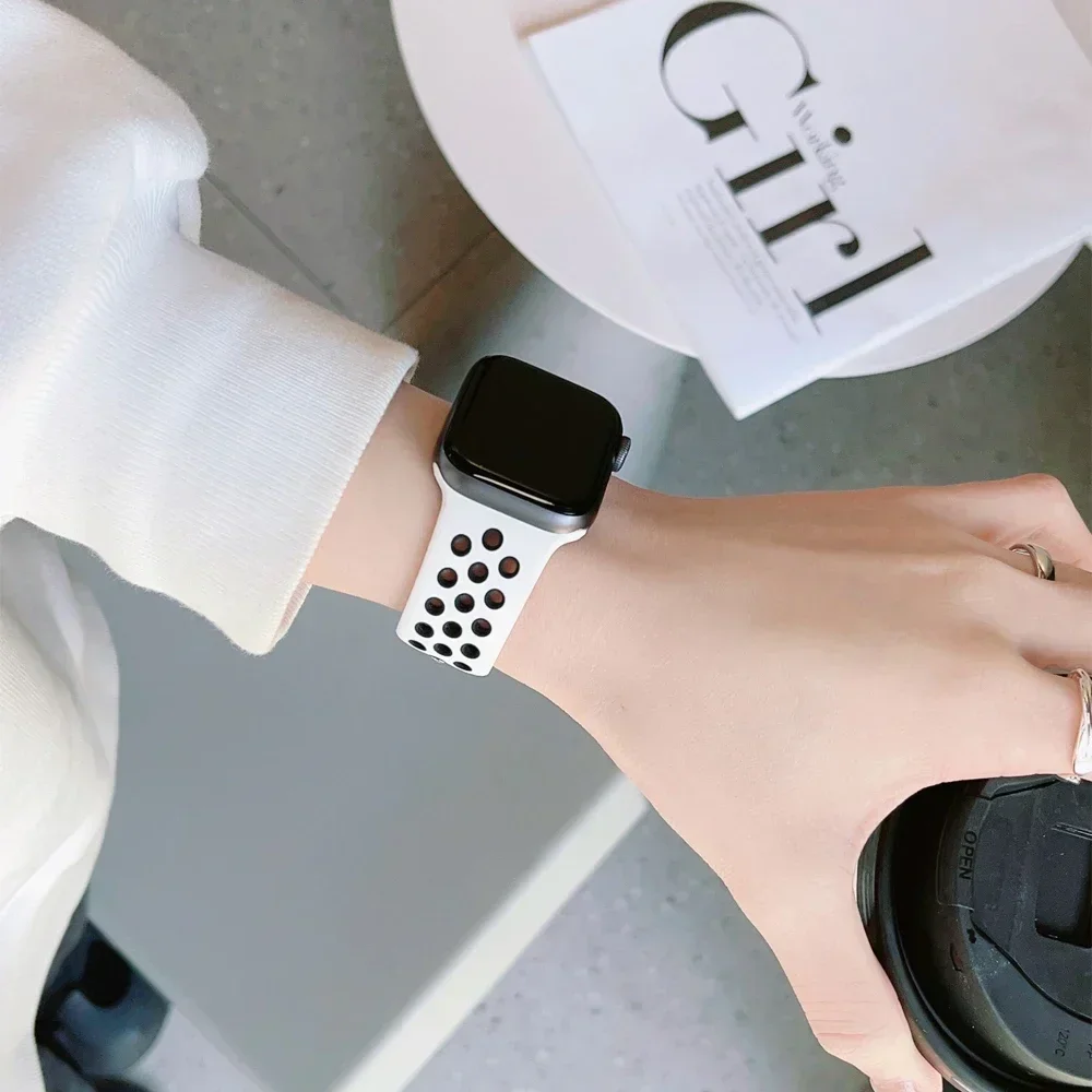 Silicone Sport Straps For Apple Watch Band 46mm 44mm Ultra2 49mm 38/40mm 45mm 42mm Pride Bracelet iWatch Series 10 8 7 6 4 5 3 9