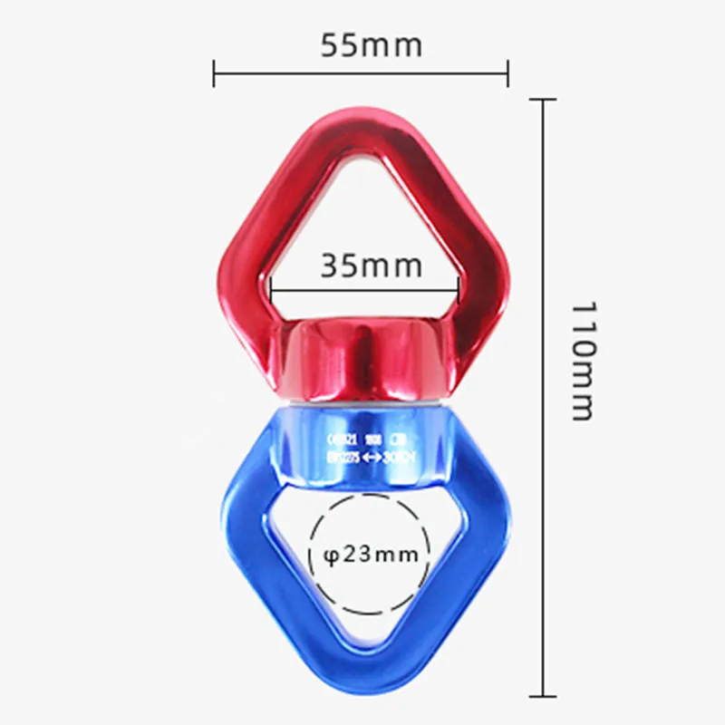 Rotacional Dispositivo Corda Giratória para Sedas Aéreas, Dança Balanço, Rede, Escalada Conector, Yoga Anel, Vitality Belt