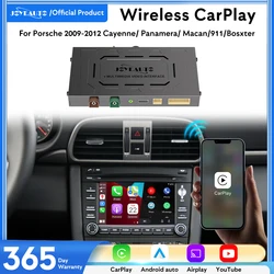 JoyeAuto Wireless Apple CarPlay Android Auto Retrofit Decoder for Porsche PCM3.0 Cayenne Bosxter Turbo 997 987 911 Mirror-Link