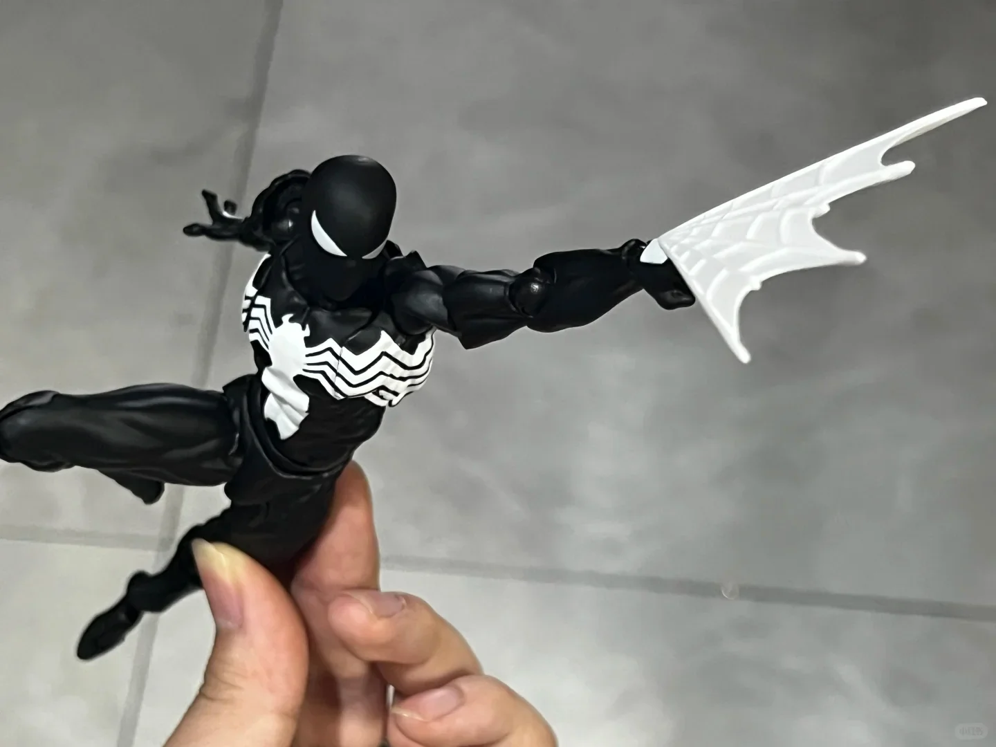 Figur Aksi Spiderman Black Neighbor Symbiote MessToys Scarlet Neighbor CT Toys Black Red Spider Man (Ready Stock)