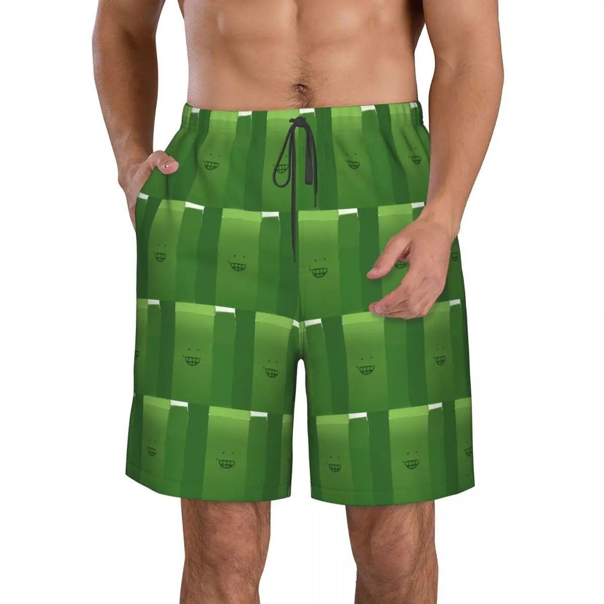 Liam Plecak From HFJone (WEIRD SMILE) Trunks Beach Board Shorts Casual Quick Dry Swimming Summer Men Pants