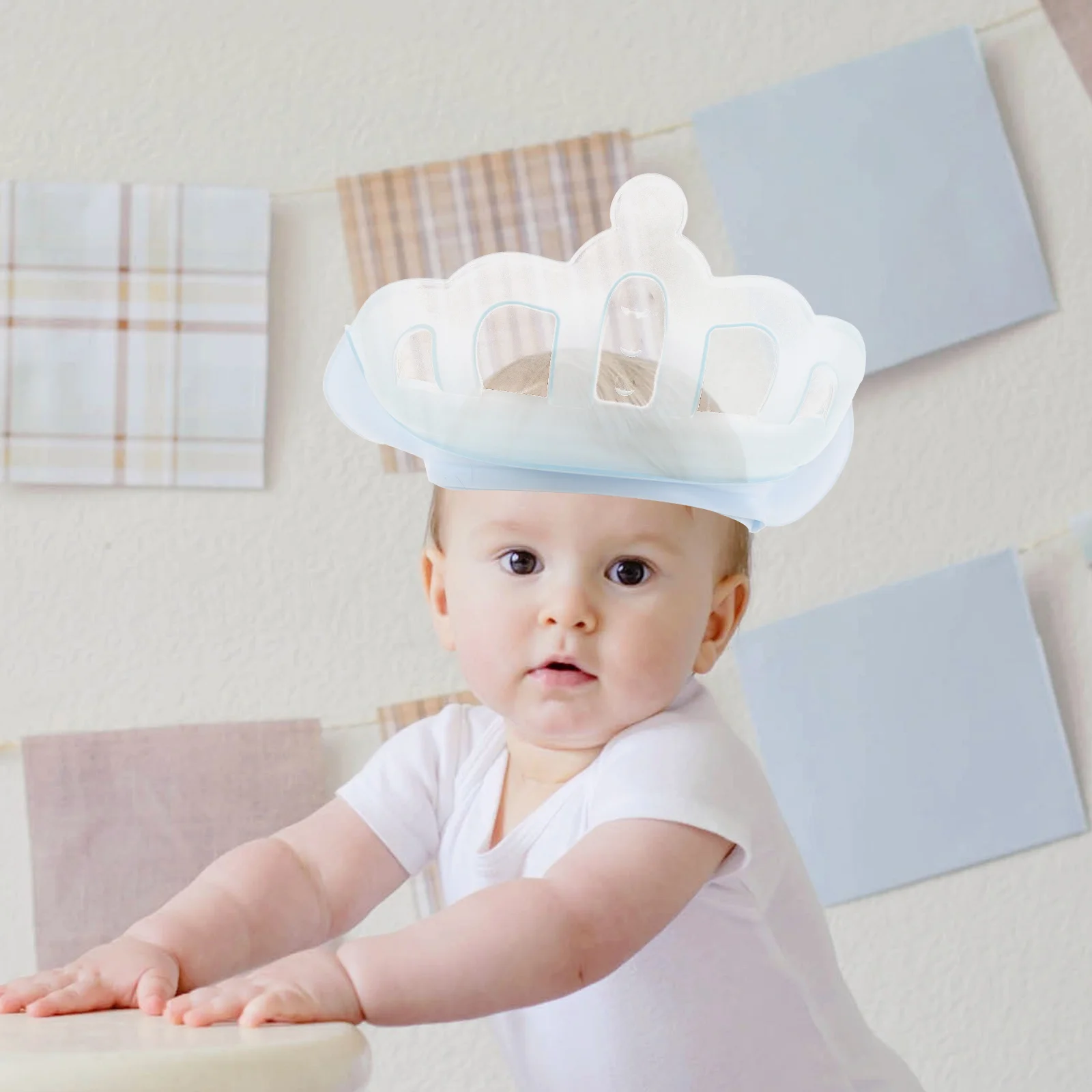 

Baby Shampoo Cap Adjustable Waterproof Hair Washing Shield Shower Bathing Protective Visor Hat for Toddler Kids