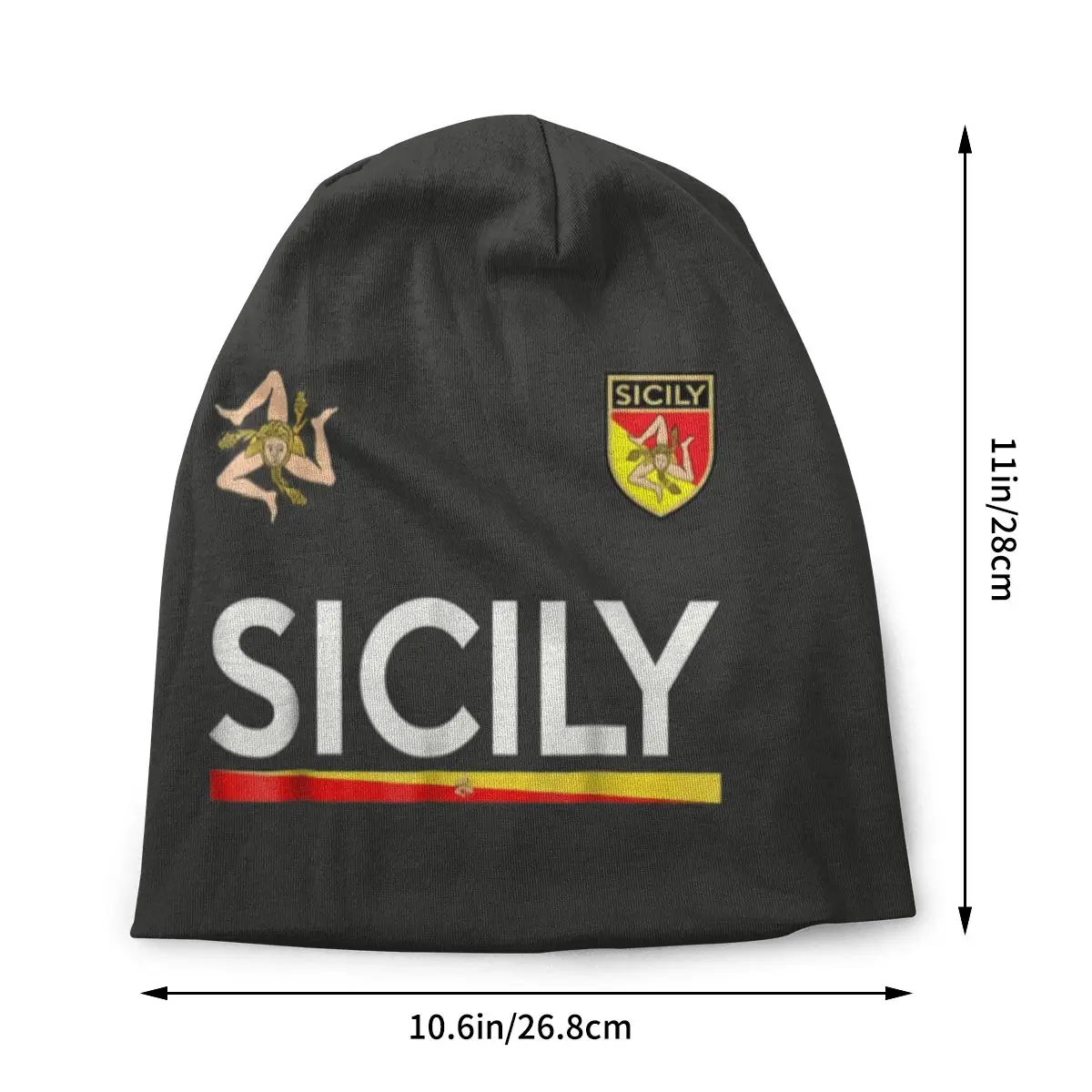 Sicilia Soccer Sicily Italy Football Jersey Skullies Beanies Caps Winter Warm Women Men Knitting Hat Adult Unisex Bonnet Hats