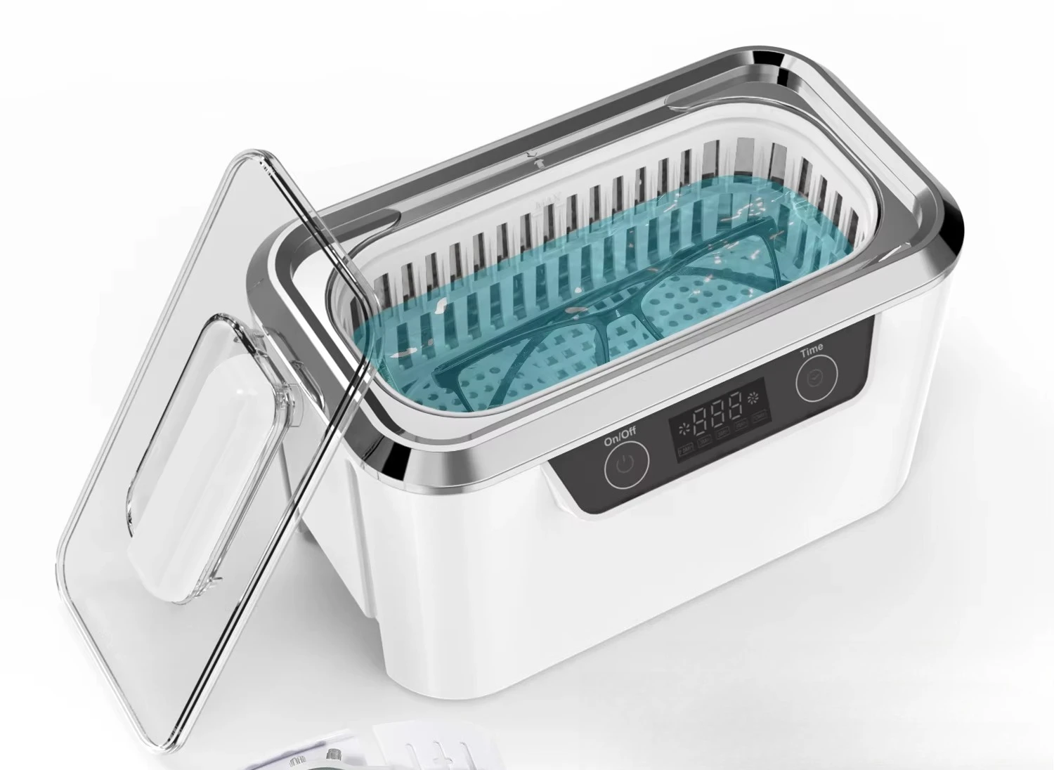 CDS-300 Digital Automatic Ultrasonic Cleaning Machine Cleaner 800ml Jewellery Ultrasound Cleaner