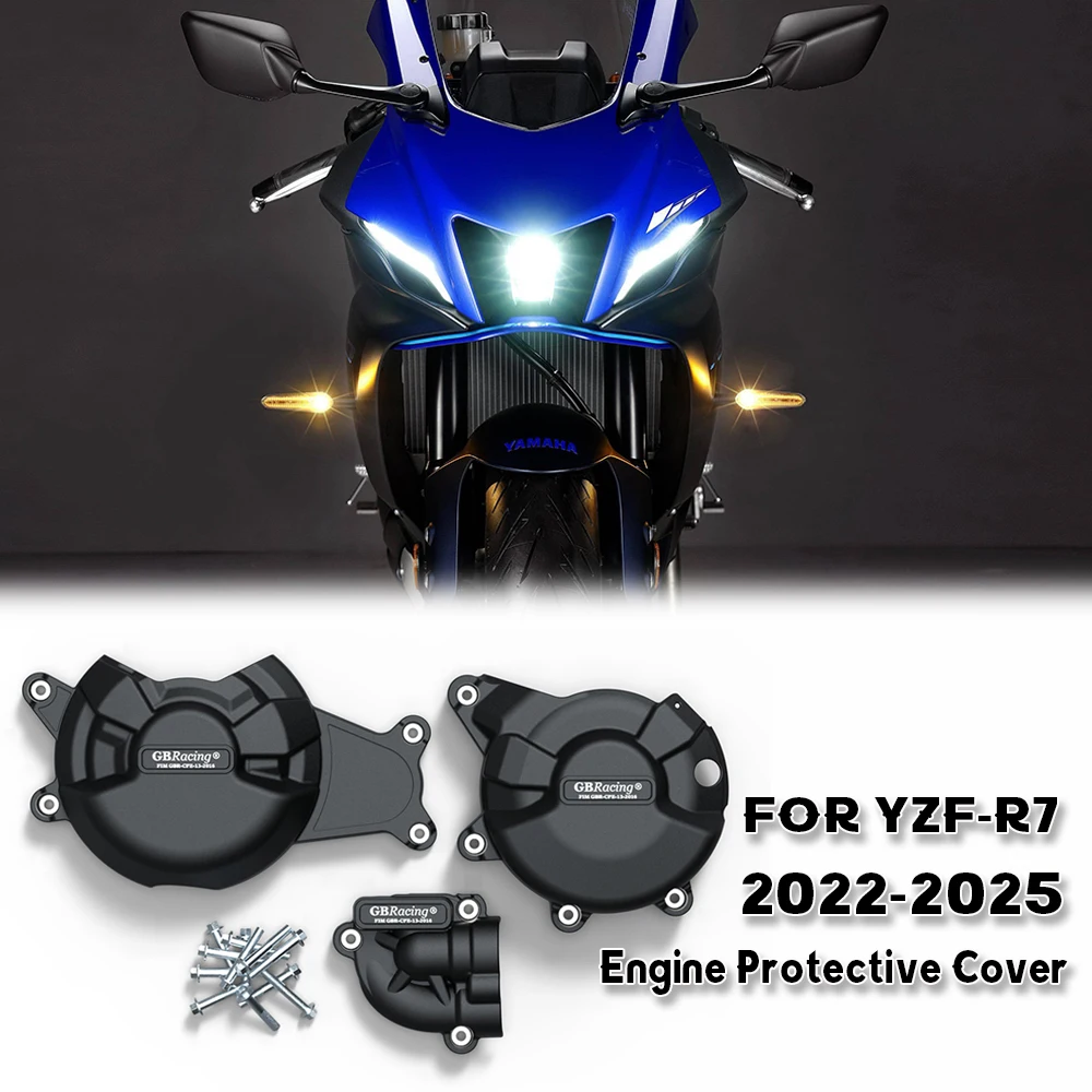 

FOR YAMAHA YZF-R7 R7 2022-2025 Motorcycle Engine Cover Sets Bonnet Protector Engine Cover