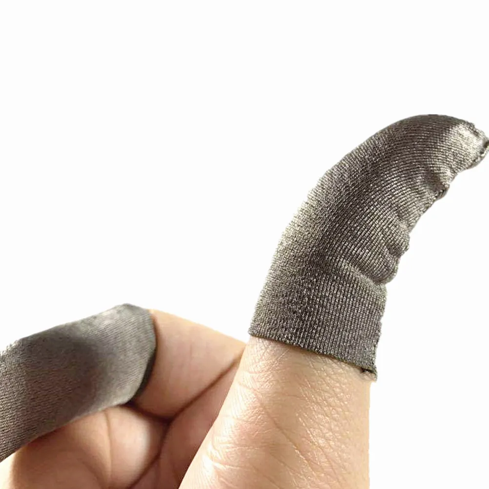 

5Pcs Anti-Sweat Finger Sleeves for Phone Gaming Ultra-Thin Touch-Sensitive Screen Protector Sweatproof Non-Slip Thumb Cover