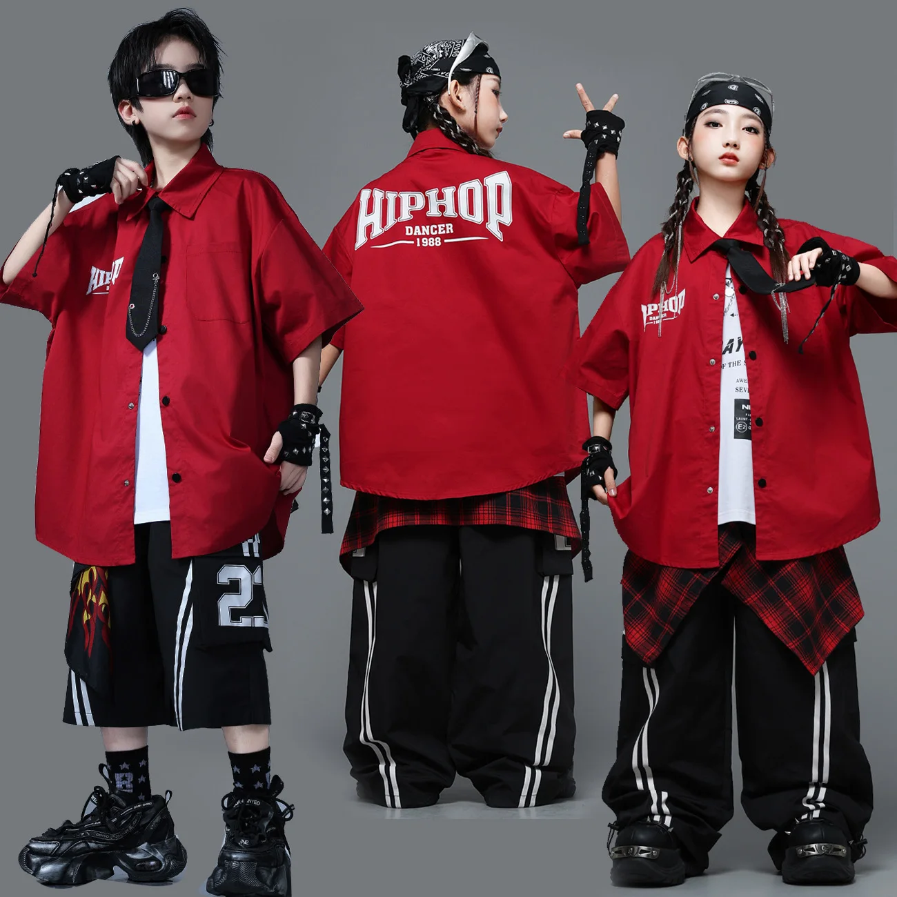 children-boys-girls-streetwear-hip-hop-fashion-short-sleeve-shirt-shorts-pants-sets-kids-shirt-trousers-tracksuits-costume