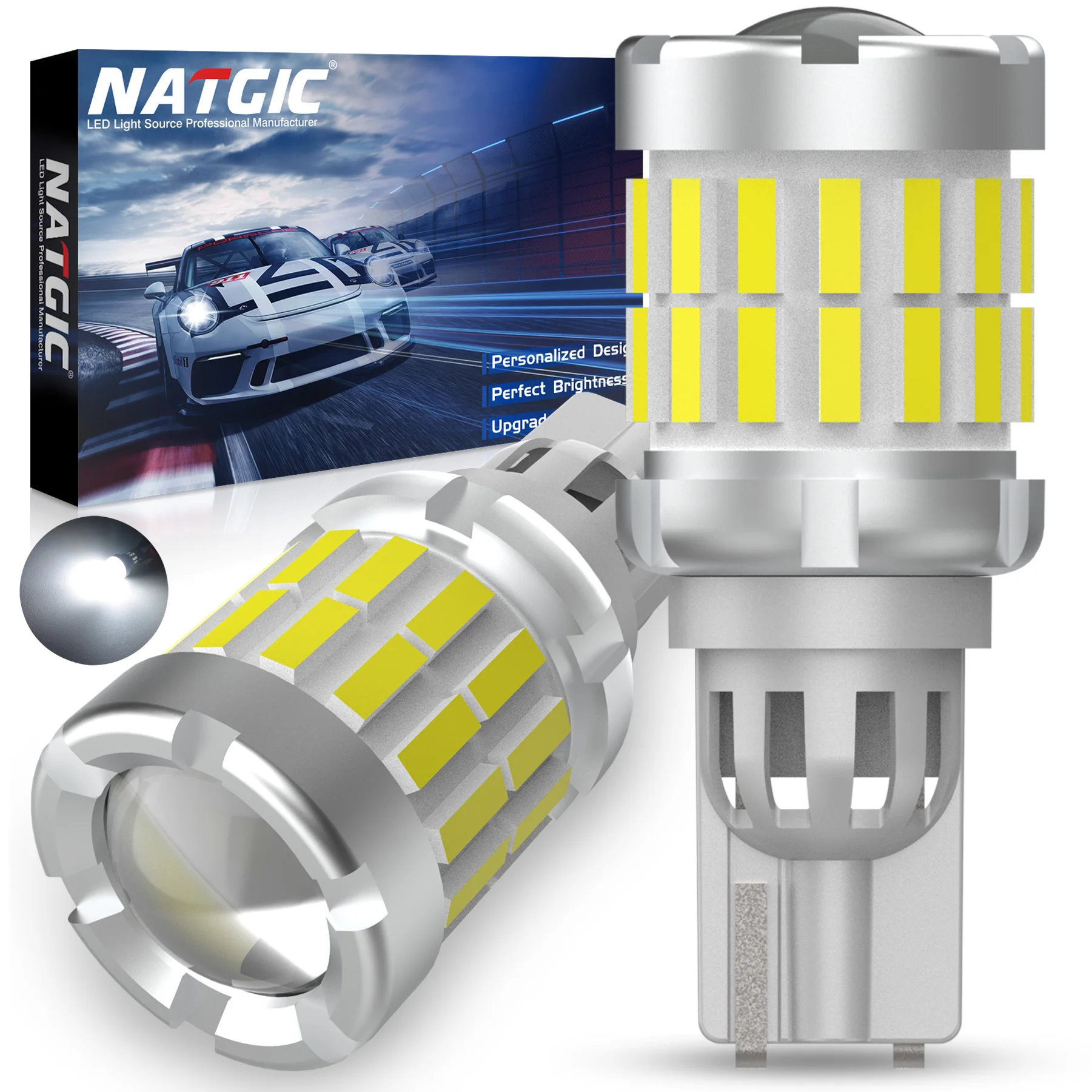 2x 2000LM Canbus T15 T16 LED Rückfahrscheinwerfer W16W Auto Back Up Rückleuchte Weiß Rot Orange Gelb Bernstein Superhell Hohe Leistung