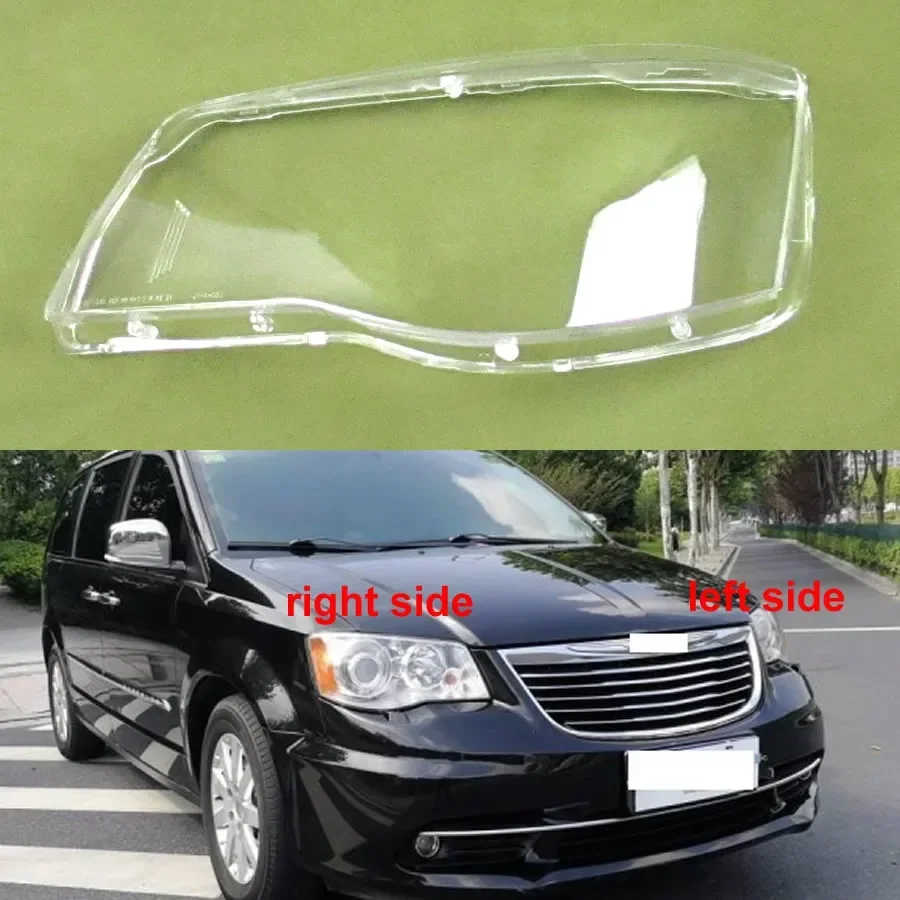 For Chrysler Grand Voyager 2013 2014 Car Accessories Headlight Lens Cover Headlamp Shell Transparent Lampshade Plexiglass