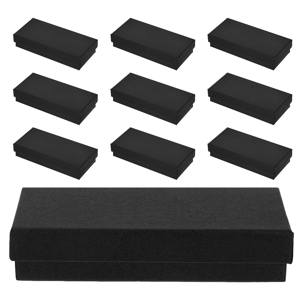 

Heaven Earth Cover Watch Gift Box Rectangular Case Black Durable Travel Business Birthday Holiday Anniversaries Jewelry Storage