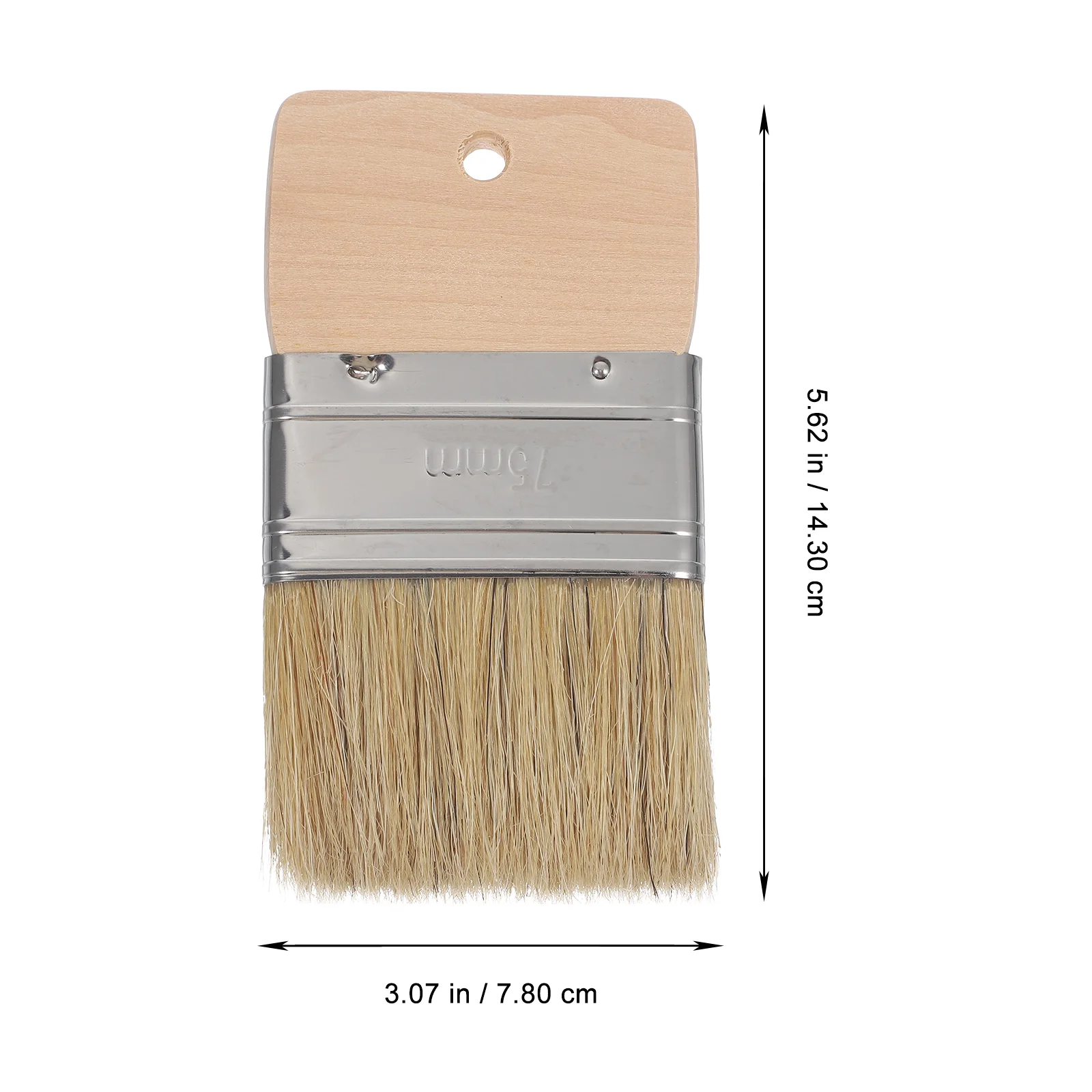 Paint Brushing Cleaning Furniture Brushes Wood Handle Painting Wooden Sand Small for Oil