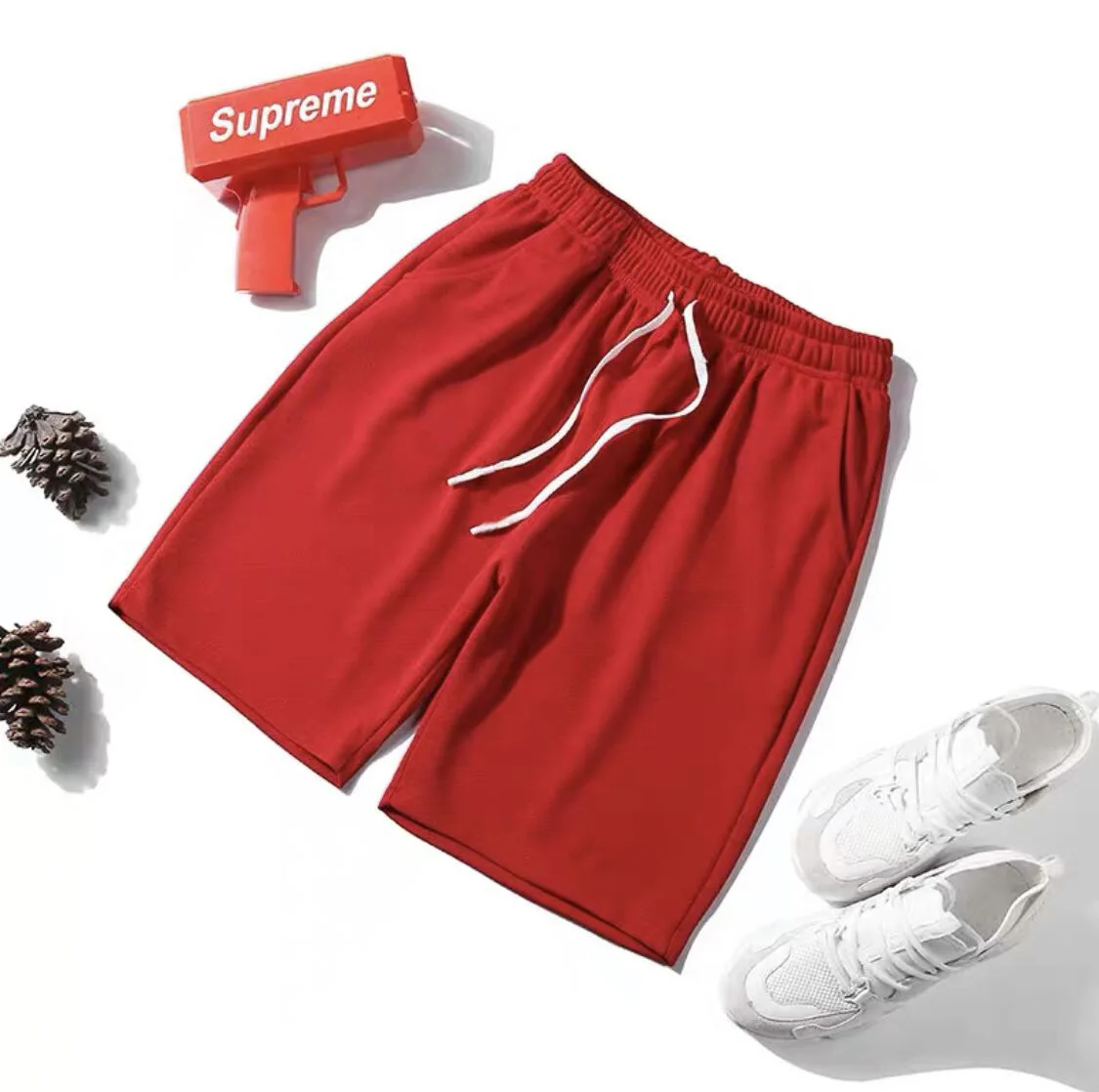 Mens Summer 5-Point Shorts Quick Dry Lightweight Beach Running Sports